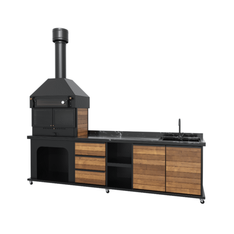 Mermerit Tezgahlı Barbekü 2.8 m