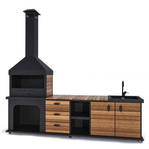 Fırınsız Tezgahlı Barbekü 2.8 m